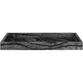 Mette Ditmer - MARBLE deco tray - Black