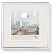 Your Decoration New Lifestyle Kunststoff Bilderrahmen 10x10 cm Silber KV010S
