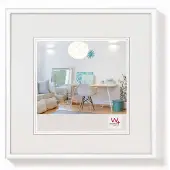Your Decoration walther + design Lifestyle Kunststoff Bilderrahmen 15x15 cm WEISS