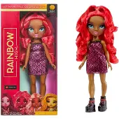 Mga | Modepuppe Rainbow High - Daria Roselyn 28 cm - Metallic Kleid - Stylisch und Beweglich