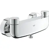 GROHE Eurosmart CT Selbstschluss-Brausebatterie, mit Mischung, Aufputzmontage, Temperaturbegrenzer, 36320000