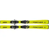 Fischer Kinder Racing Ski RC4 RACE JR (70-120) JRS + FS4 CA J