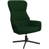 vidaXL Relaxsessel Dunkelgrün Samt