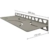 Schluter Shelf W S1 Wandablage Duschregal