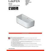 Laufen H2203470000001 Badewanne SONAR 815x1600x535