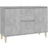 vidaXL Sideboard Betongrau 103,5x35x70 cm Holzwerkstoff