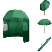 vidaXL Angelschirm Grün 300x240 cm - Sonnenschirme & Sonnenschutze