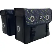 Willex Fahrradtaschen Eco 30 L Tarpaulin Grün und Schwarz