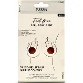 Ginza.se - Silicone Lift-Up Nipple Covers - Nude