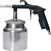 Stanley Sandstrahlpistole mit Vorratsbehälter 156063XSTN- Vorratsbehälter 1L - für Kompressor - Max. 8Bar - 300L/Min - Stahl - Silber