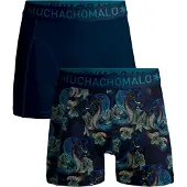 Muchachomalo Modal Boxershort Snake | Grösse: M | Farbe: Navy-Blau/Print