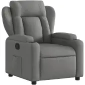 vidaXL Relaxsessel Dunkelgrau Stoff