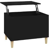 vidaXL Couchtisch Schwarz 60x44,5x45 cm Holzwerkstoff