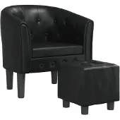 vidaXL Crosby With footstool