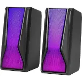 MARVO Lautsprecher SG-274, 2.0, 6W, schwarz, Lautstärkeregler, 150Hz-20kHz, RGB