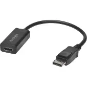 Kensington VP4000, HDMI, DisplayPort, Schwarz, Männlich/weiblich, HDMI, Mac OS 10.6, Mac OS 10.7, Mac OS 10.8, Windows 10, Windows 7, Windows 8