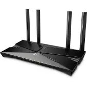 TP-LINK AX1800 Dualband Wi-Fi 6 Router, Wi-Fi 6 (802.11ax), Dual-Band (2,4 GHz/5 GHz), Ethernet/LAN, Schwarz, Tabletop-Router