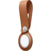 Apple Leather Loop für das AirTag - Saddle Brown