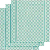 De Witte Lietaer Geschirrtuch Groom Aqua (3er Set)