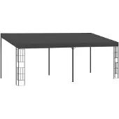 vidaXL Wand-Pavillon 3x6 m Anthrazit Stoff