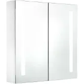 The Living Store LED-Spiegelschrank 60x14x62 cm