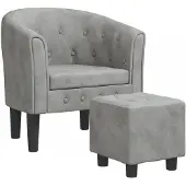 vidaXL Indie With footstool