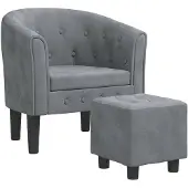 vidaXL Indie With footstool