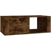 vidaXL Couchtisch Räuchereiche 100x50,5x35 cm Holzwerkstoff