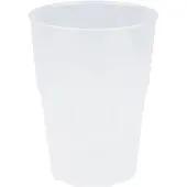 SANTEX Cocktailglas aus Plastik, Transparent-gefrostet, 420ml, 6 Stück - Mehrweg Becher Trinkbecher