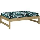 vidaXL Gartenhocker 120x80 cm Kiefernholz Imprägniert