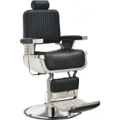 vidaXL Friseurstuhl Schwarz 68x69x116 cm Kunstleder