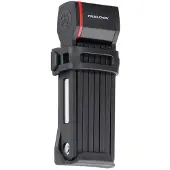 Trelock Faltbares Sicherheitsschloss 2 FS280 Two Go + support flexible SX-Move 80 cm
