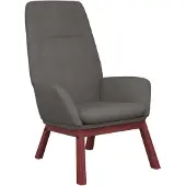 vidaXL Relaxsessel Hellgrau Stoff
