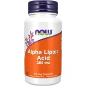 Now , Alpha Lipoic Acid, 250mg 60 St Pulver