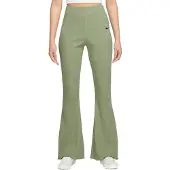 Nike W NSW RIB JRSY PANT 386 OIL GREEN/BLACK