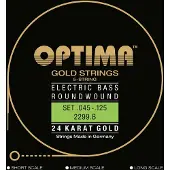 Optima 2299.B 24K Gold Strings Low-B Regular Light