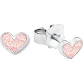 Prinzessin Lillifee Ohrschmuck für Mädchen, Sterling Silber 925, Herz