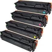 Ampertec 4 Toner ersetzt Canon 067H 4-farbig