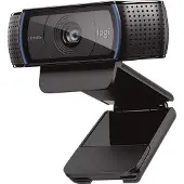 Logitech HD Pro Webcam C920, 1920 x 1080 Pixel, Full HD, 720p, 1080p, H.264, USB 2.0, Schwarz