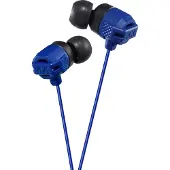JVC HA-FX102-A, Headphones, In-ear, Music, Blue, 1.2 m, Wired