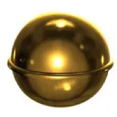 Intergard Kugel messing Pavillonhaube Firstkappe