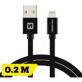 Swissten Datenkabel Textil USB / Lightning 0.2 M