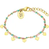 Prinzessin Lillifee Armschmuck für Mädchen, Edelstahl IP Gold | Herz