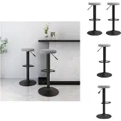 vidaXL Barhocker 2 Stk. Hellgrau Samt - Barhocker