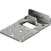 Rittal 8617.351, Montageplatte, Stahl, Satinierter Stahl, 10 Stück(e)