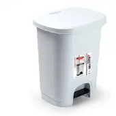 PlasticForte Treteimer - weis - 8 l - 30 cm
