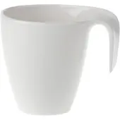 Villeroy & Boch Becher "Kaffeebecher Flow 280 ml weiß", weiß, Porzellan, Trinkgefäße, Becher