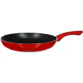 Secret De Gourmet Emaille-Bratpfanne, Aluminium, rot, Breite 26 cm