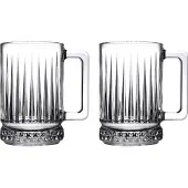 Pasabahce Bierglas/Henkelbecher aus Glas, Serie Elysia von Stalgast, 310 ml