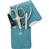 Erbe Manicure Etuis Steck-Etui, 4-teilig, Meerblau